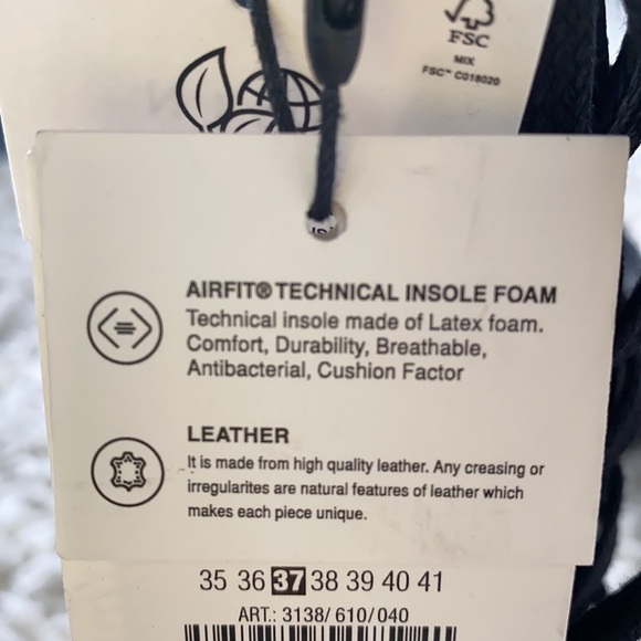 Brand new with tags Black leather wedge combat boot - Picture 4 of 5